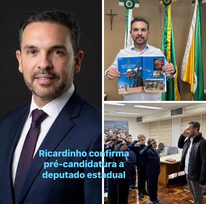 Prefeito pede licença do cargo e trabalha a pré-candidatura a deputado estadual